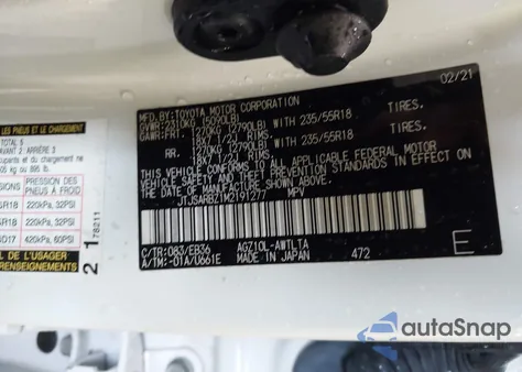 2021 Lexus Nx 300 F Sport from USA, damaged, VIN JTJSARBZ1M2191277